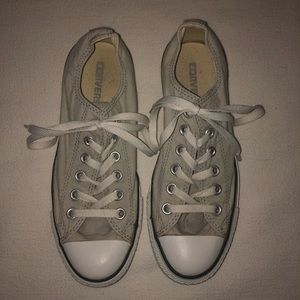 Grey Converse All Stars